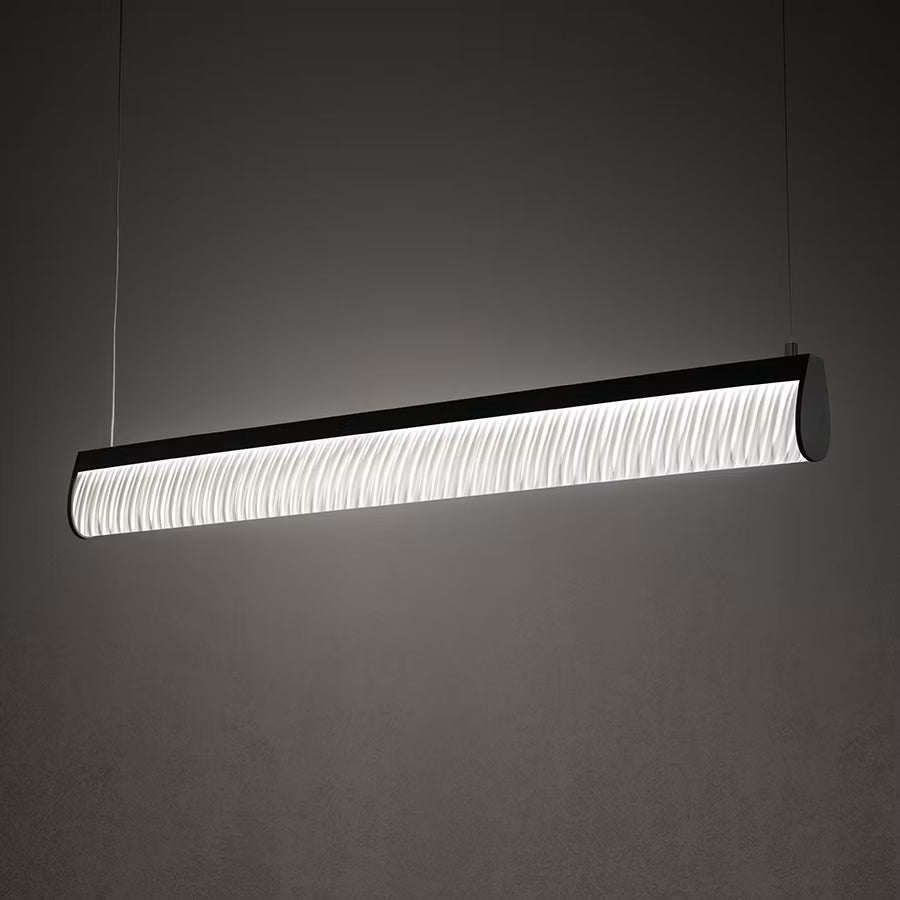 Slamp - Modula Suspension Lamp - Black/Plissé
