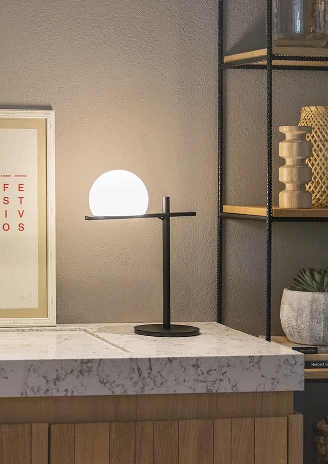 Estiluz - Circ Table Lamps - 3728 - Indoor - 26 Black