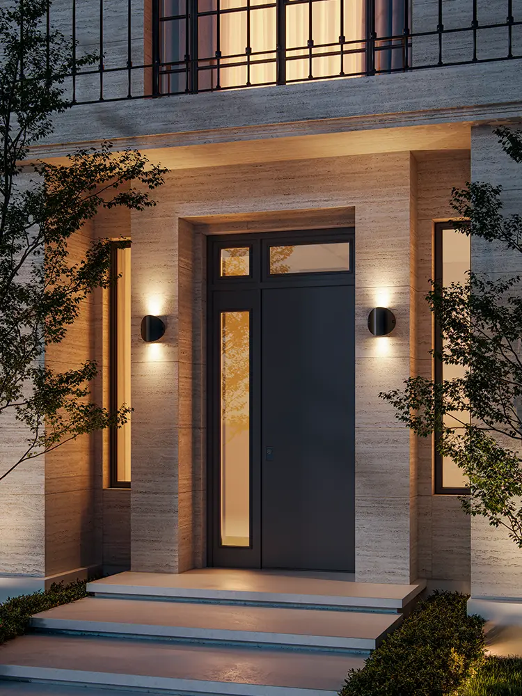 Estiluz - Lune Wall Lights - 3370 - Indoor & Outdoor - 26 Black