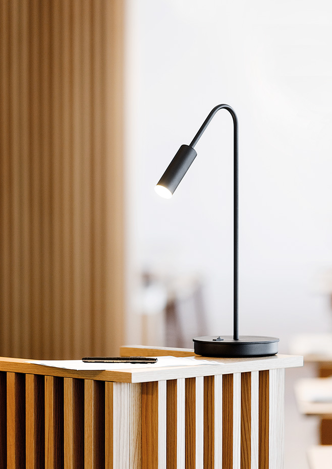 Estiluz - Volta Table Lamps - 3537 - 26 Black - 26 Black