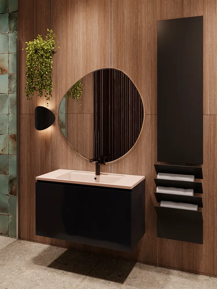 Estiluz - Lune Wall Lights - 3370 - Indoor & Outdoor - 26 Black