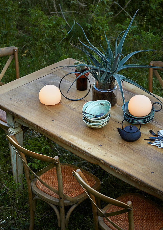 Estiluz - Circ Table Lamps - 3726X - Indoor & Outdoor - 26 Black