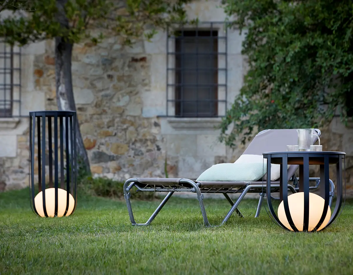 Estiluz - Bols Floor lamps - 4027X - Outdoor - 96 Anthracite
