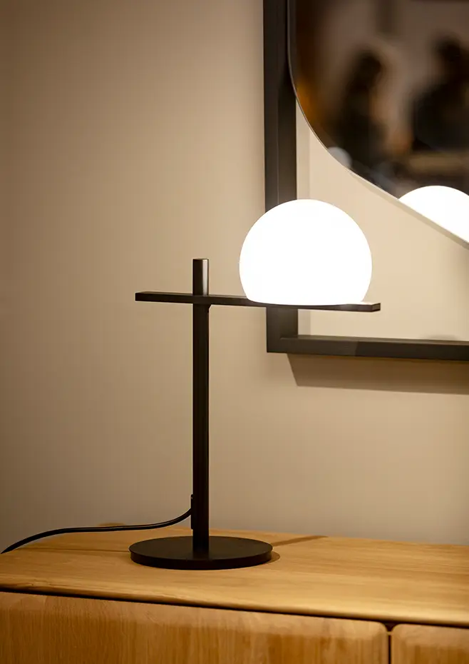 Estiluz - Circ Table Lamps - 3728 - Indoor - 26 Black