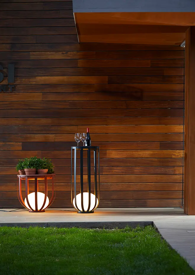 Estiluz - Bols Floor lamps - 4027X - Outdoor - 96 Anthracite