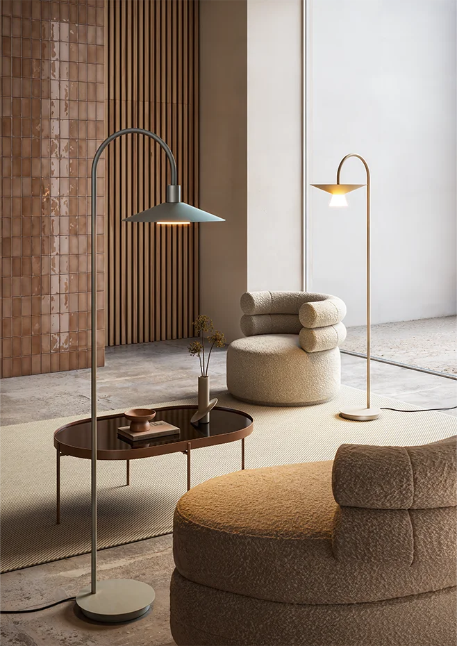 Estiluz - Belt Floor lamps - 149MG - 96 Anthracite