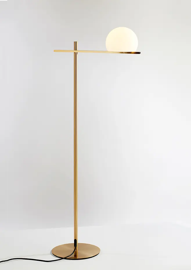 Estiluz - Circ Floor lamps - 3729 - Indoor - 61 Satin Gold