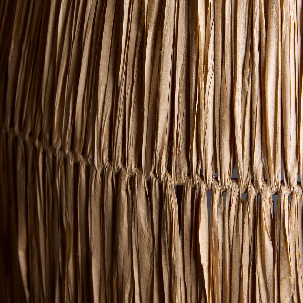 Industville - Raffia Ceiling Pendant Light - Bell - 13" Medium