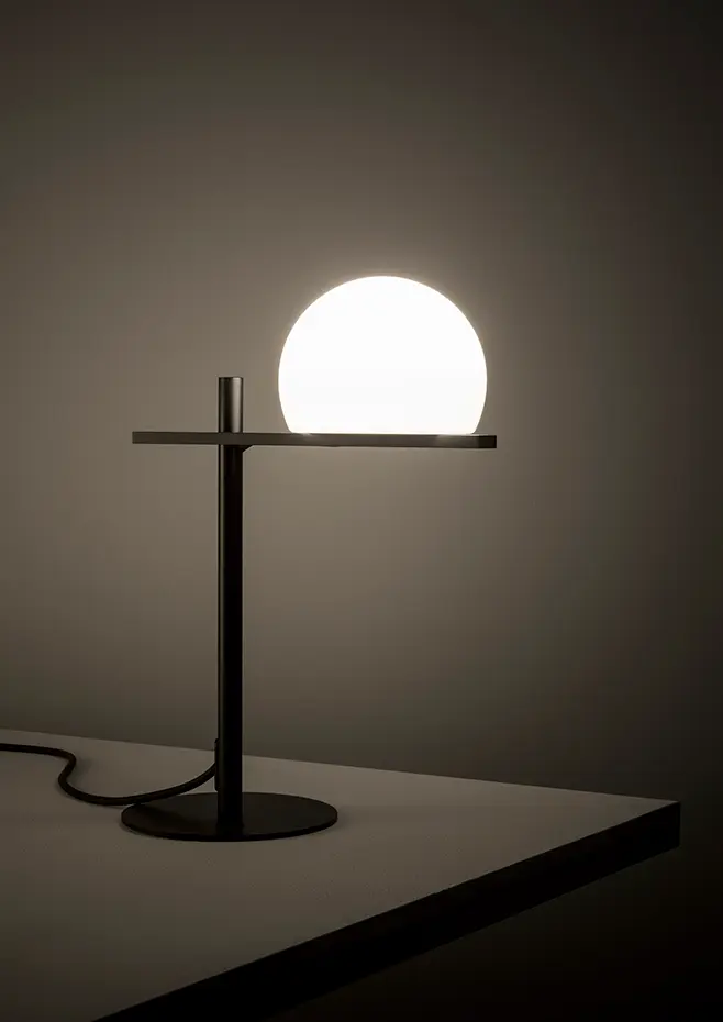 Estiluz - Circ Table Lamps - 3728 - Indoor - 26 Black