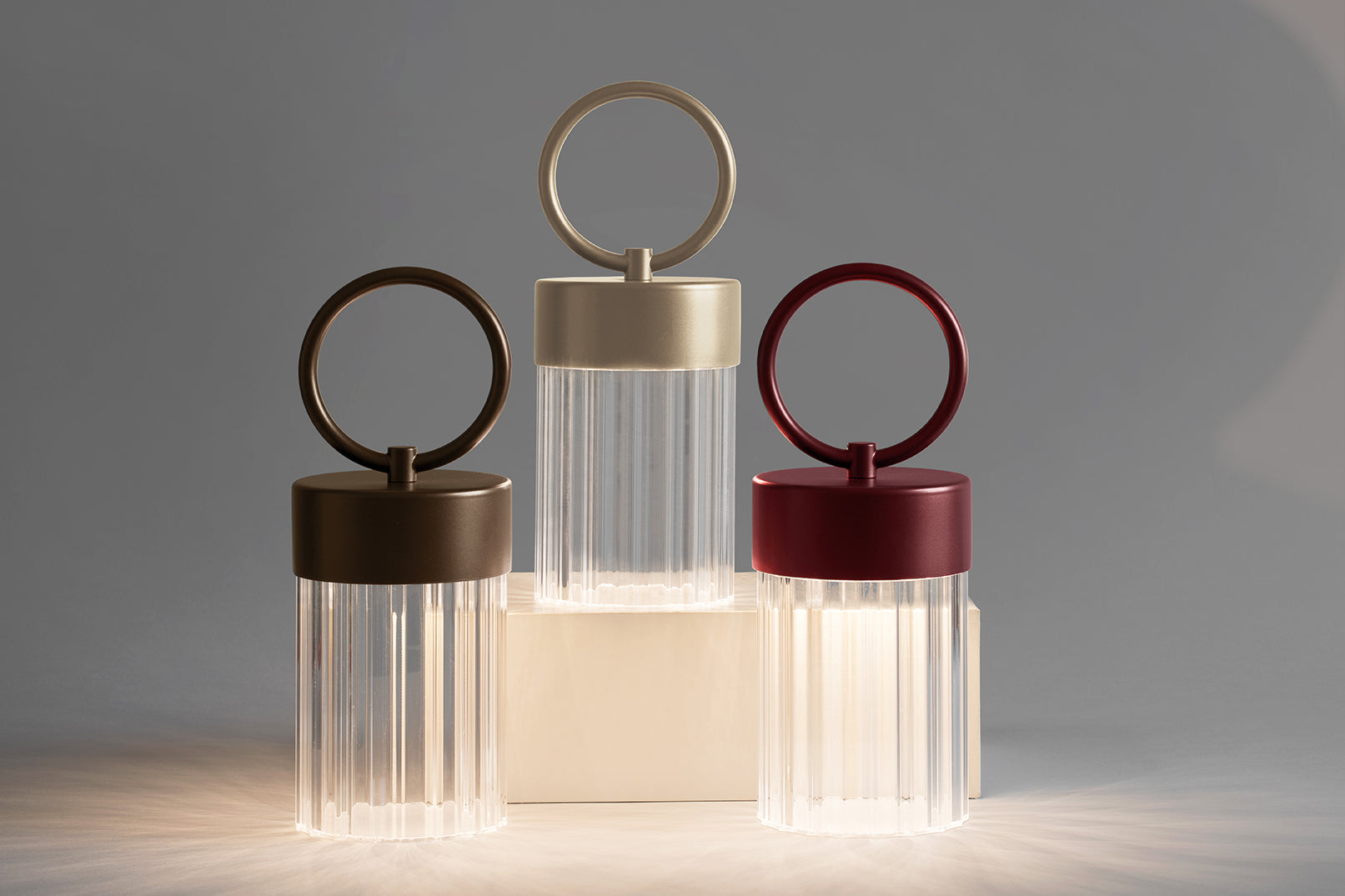 Contardi Lighting Claretta Battery Lamp - Golden Nickel