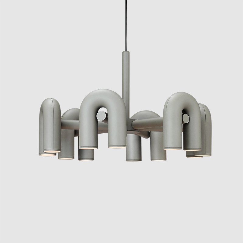 AGO Lighting Cirkus Chandelier Light - Large - Gray