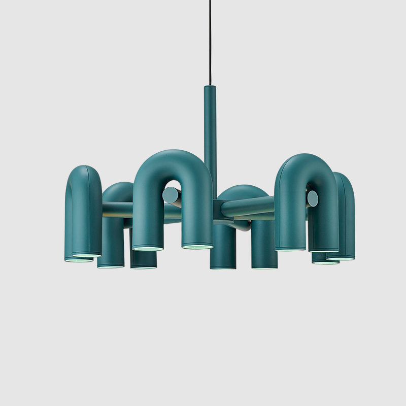 AGO Lighting Cirkus Chandelier Light - Large - Green