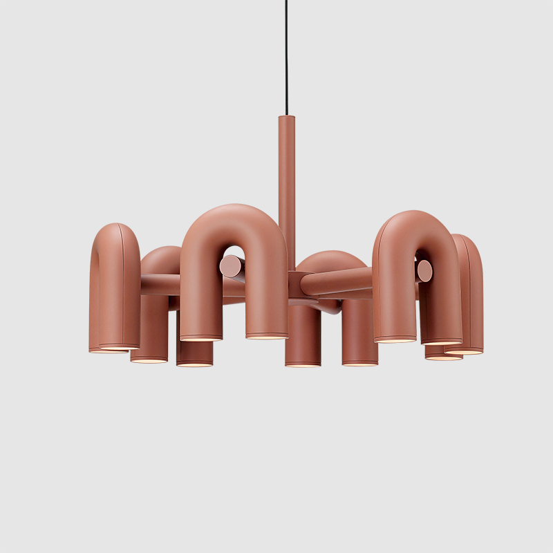 AGO Lighting Cirkus Chandelier Light - Large - Terracotta