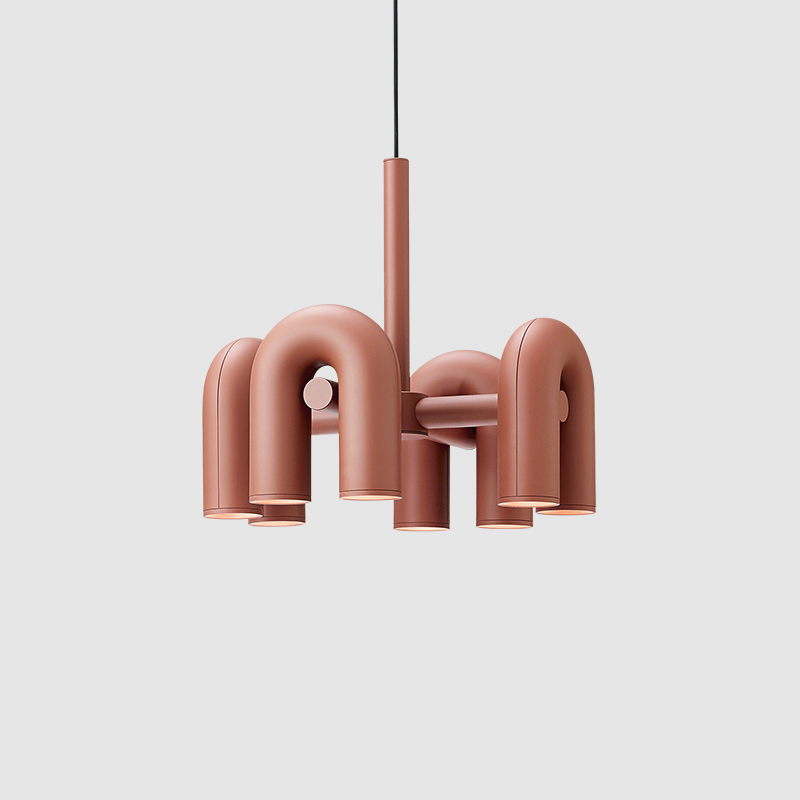 AGO Lighting Cirkus Chandelier Light - Small - Terracotta