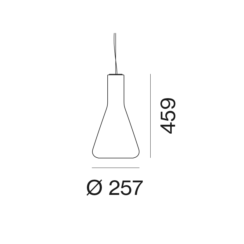 AGO Lighting Shuttle Pendant Light - Small- White Glossy