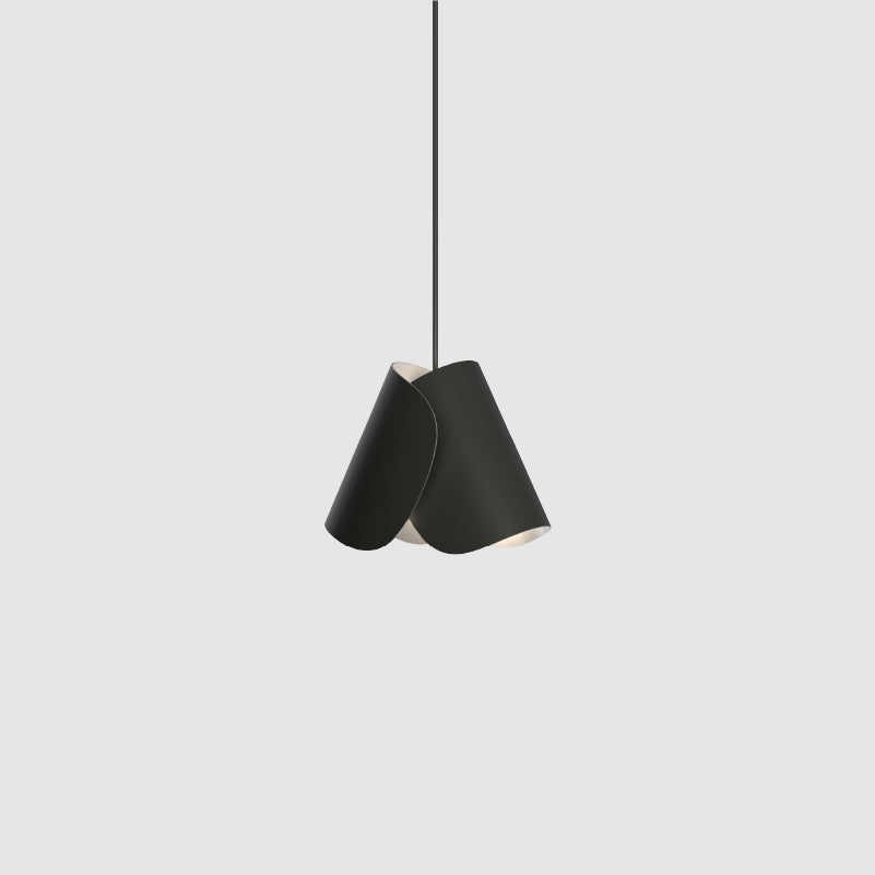 AGO Lighting Flip Pendant Light - Vegan Leather Charcoal