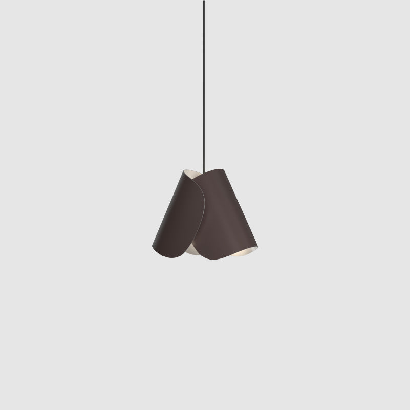 AGO Lighting Flip Pendant Light - Vegan Leather Brown