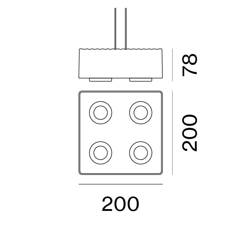 AGO Lighting Domino Pendant Single Light - Burgundy