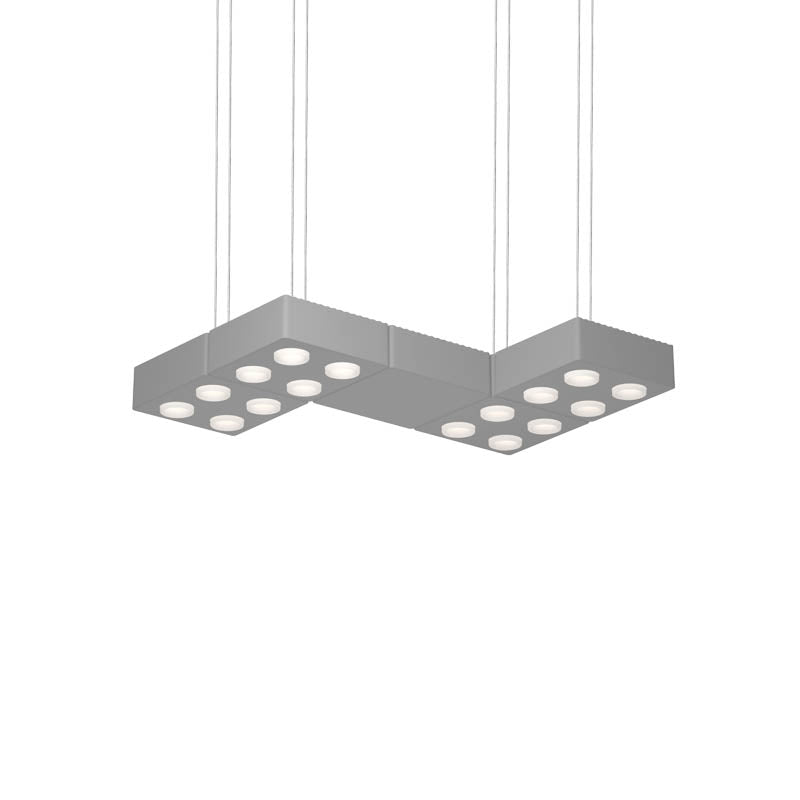 AGO Lighting Domino Pendant Quintet Light - Gray