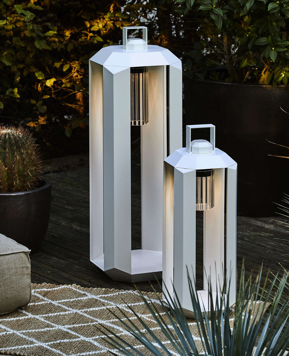 Contardi Cube Portable Lantern Mini - Dark Bronze Frame