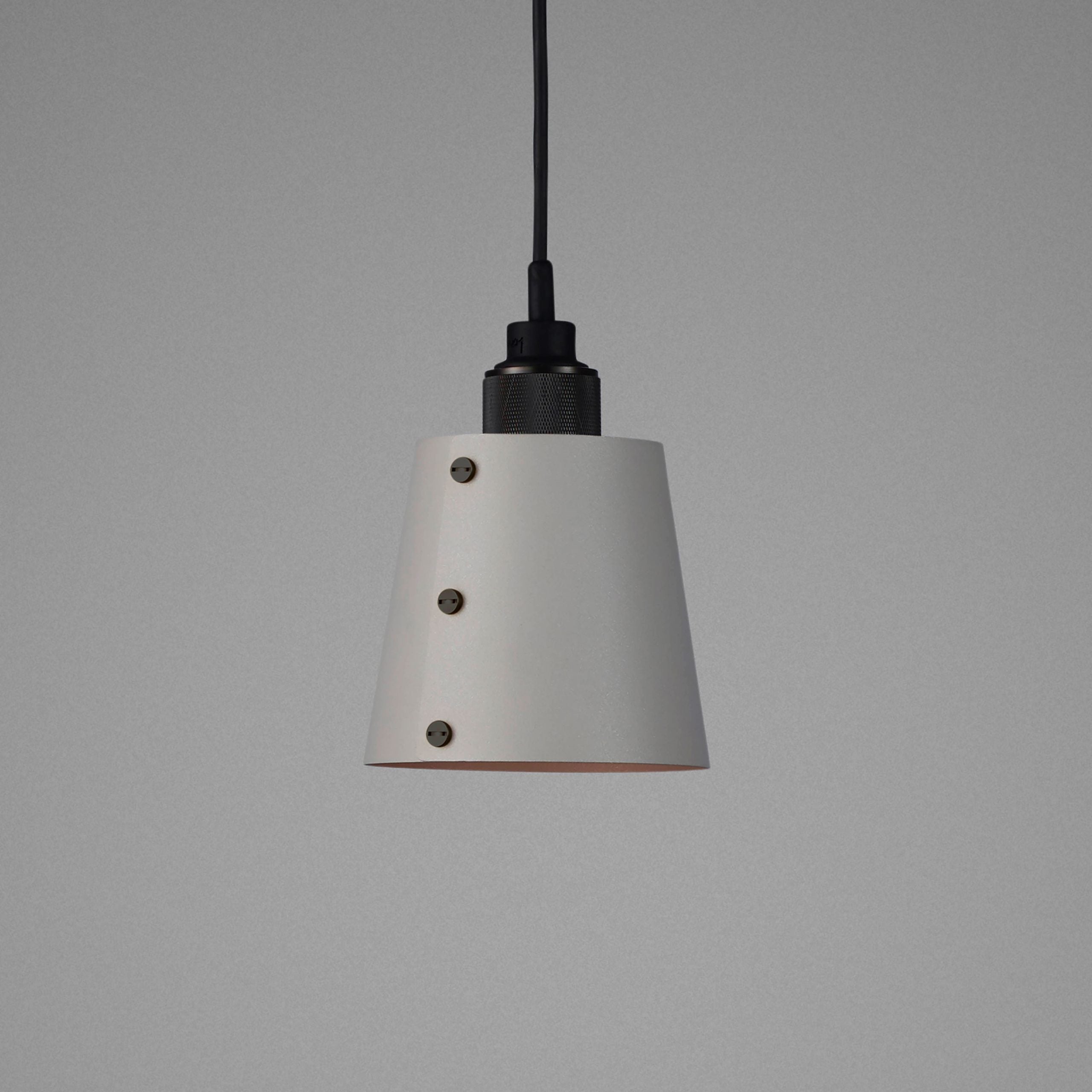 Buster & Punch Hooked Pendant Light - 1.0 - Small - Stone - Smoked Bronze - 2.0m