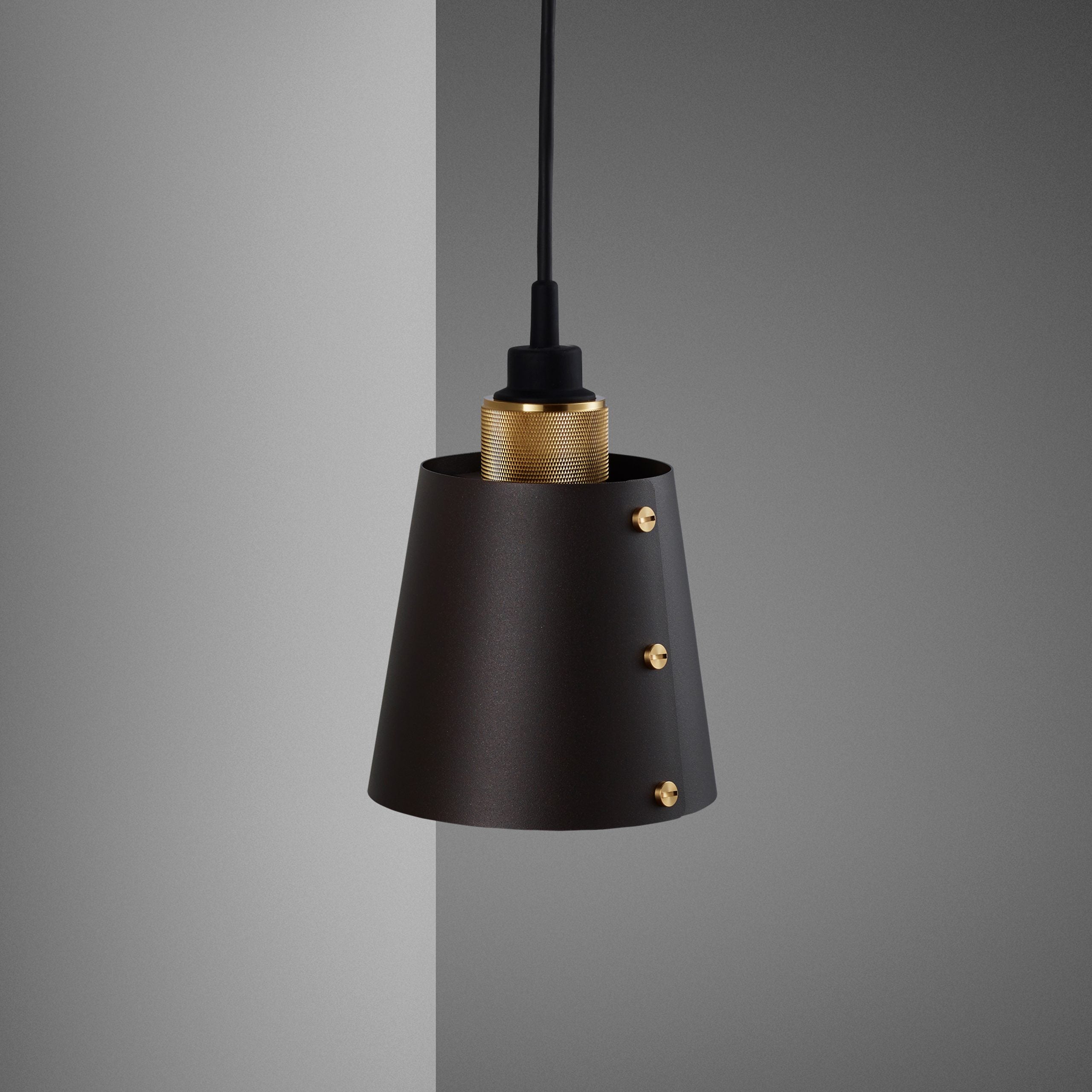 Buster & Punch Hooked Wall Light - Small - Graphite - Brass