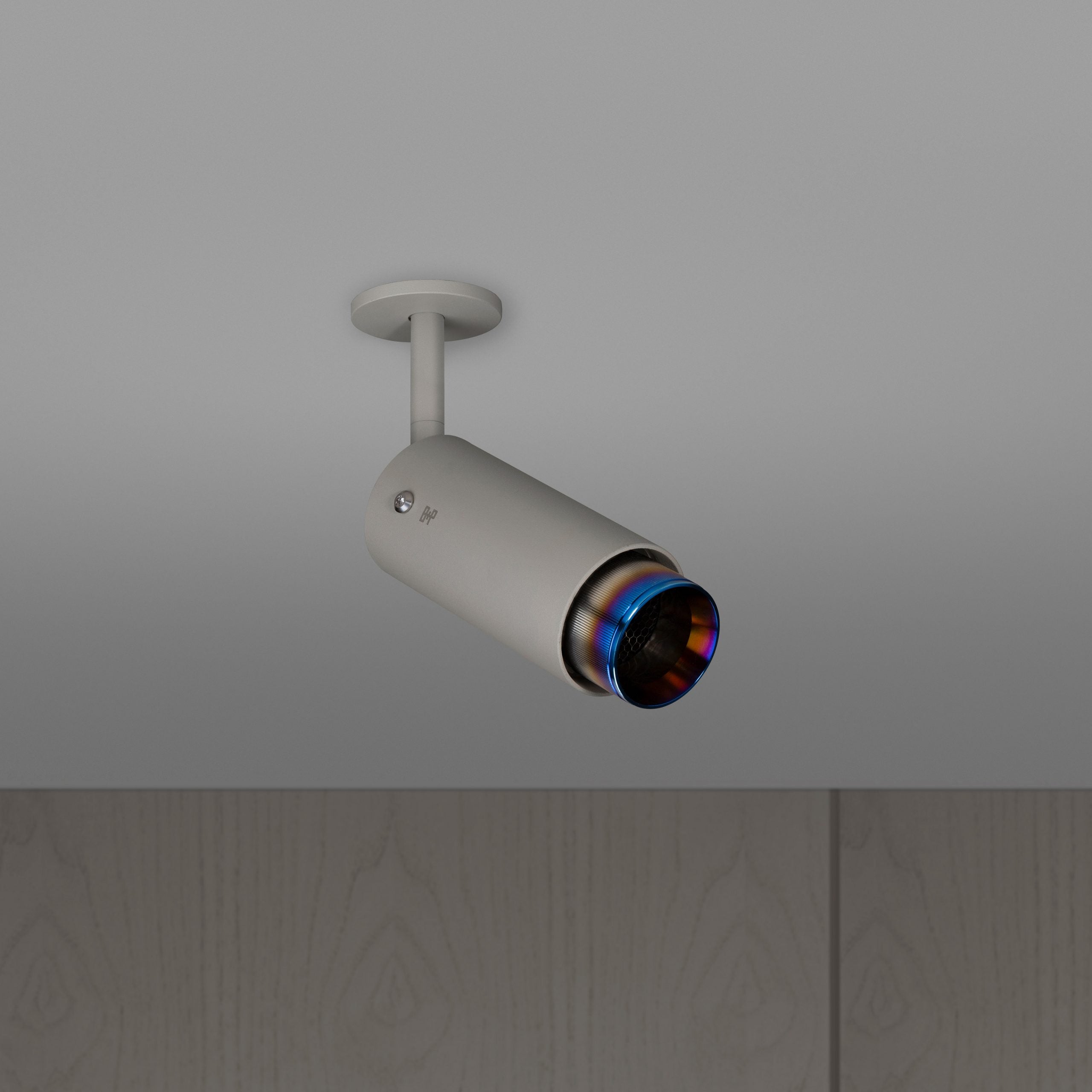 Buster & Punch Exhaust Spot - Linear - Stone - Burnt Steel