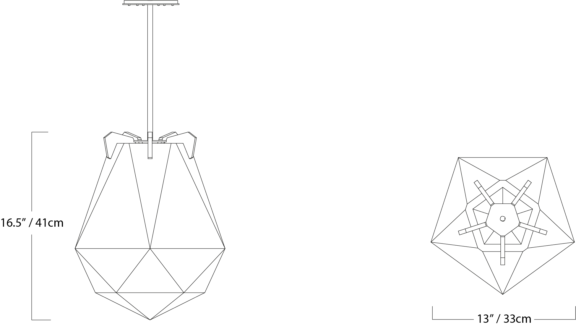 Gabriel Scott Briolette pendant