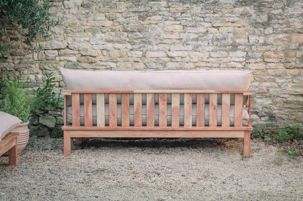 Nkuku Sadhi Mango Wood Outdoor Sofa