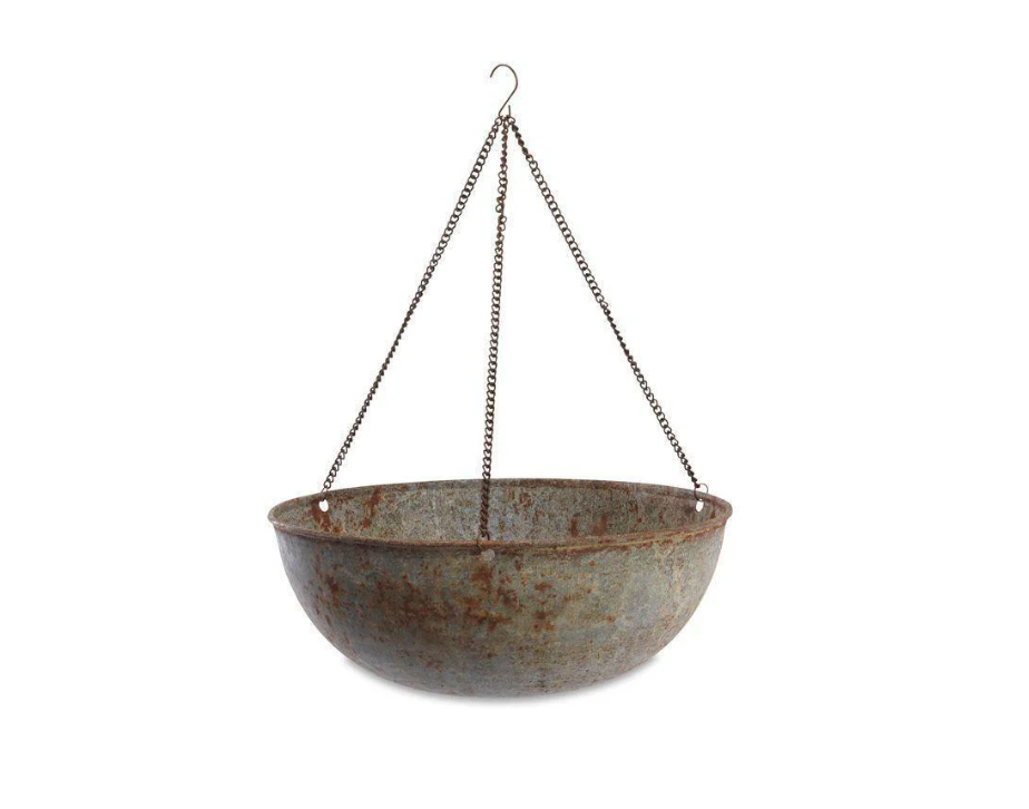 Nkuku Abari Round Hanging Planter - Large