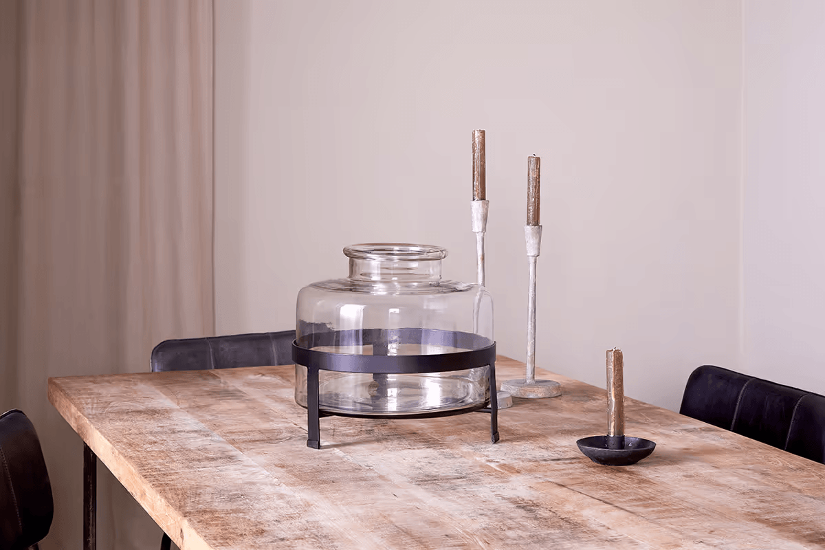Nkuku - Akoro Recycled Glass Vase - Clear