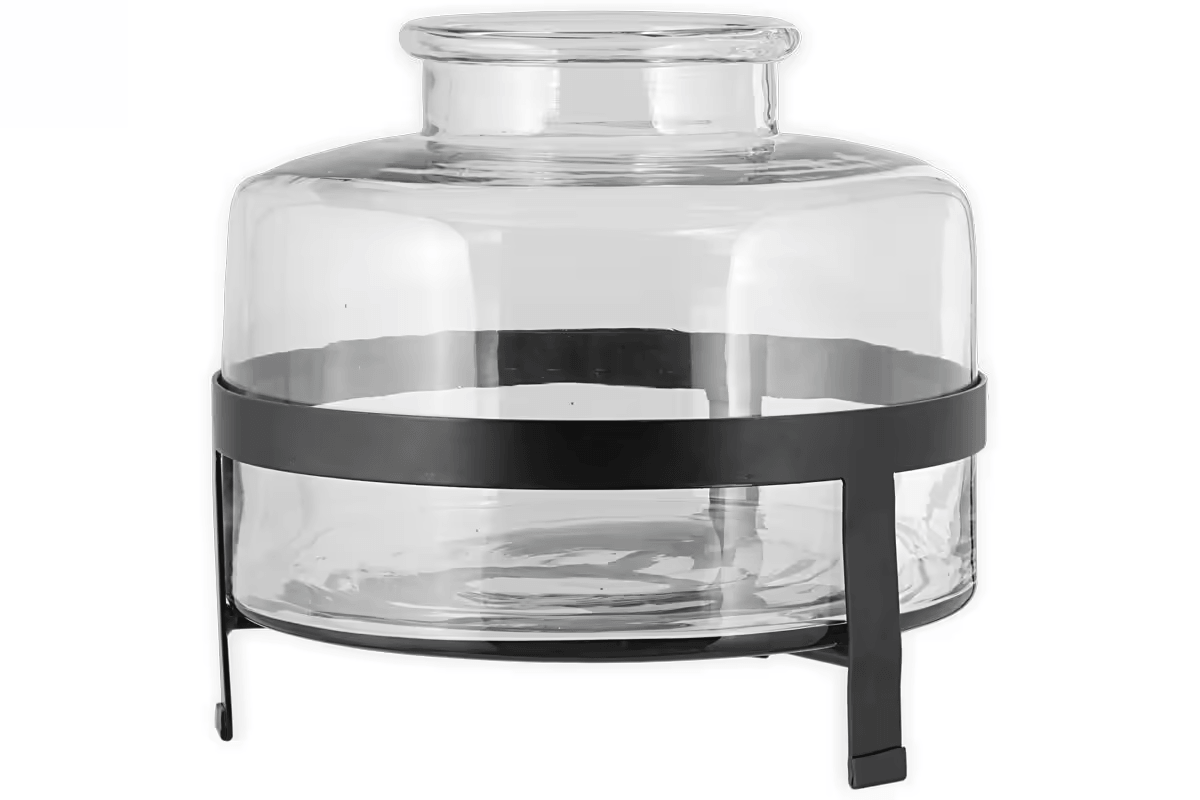 Nkuku - Akoro Recycled Glass Vase - Clear