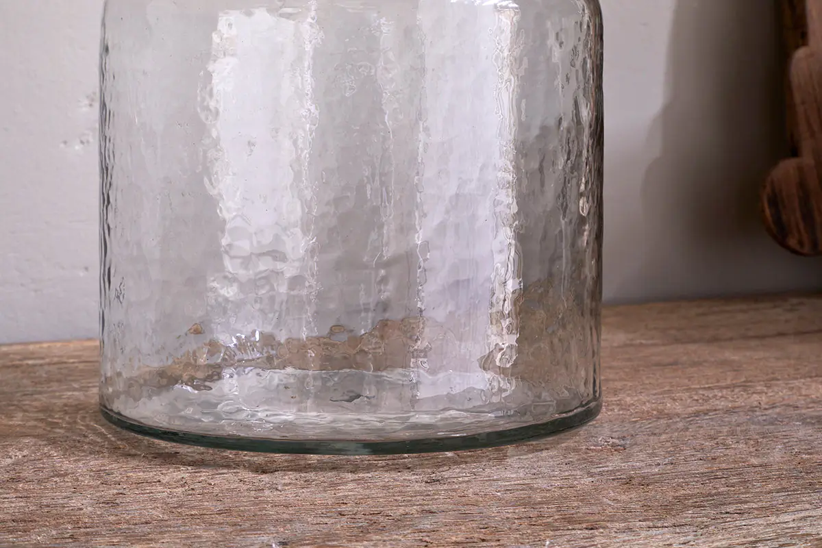 Nkuku - Akra Recycled Glass Vase - Clear