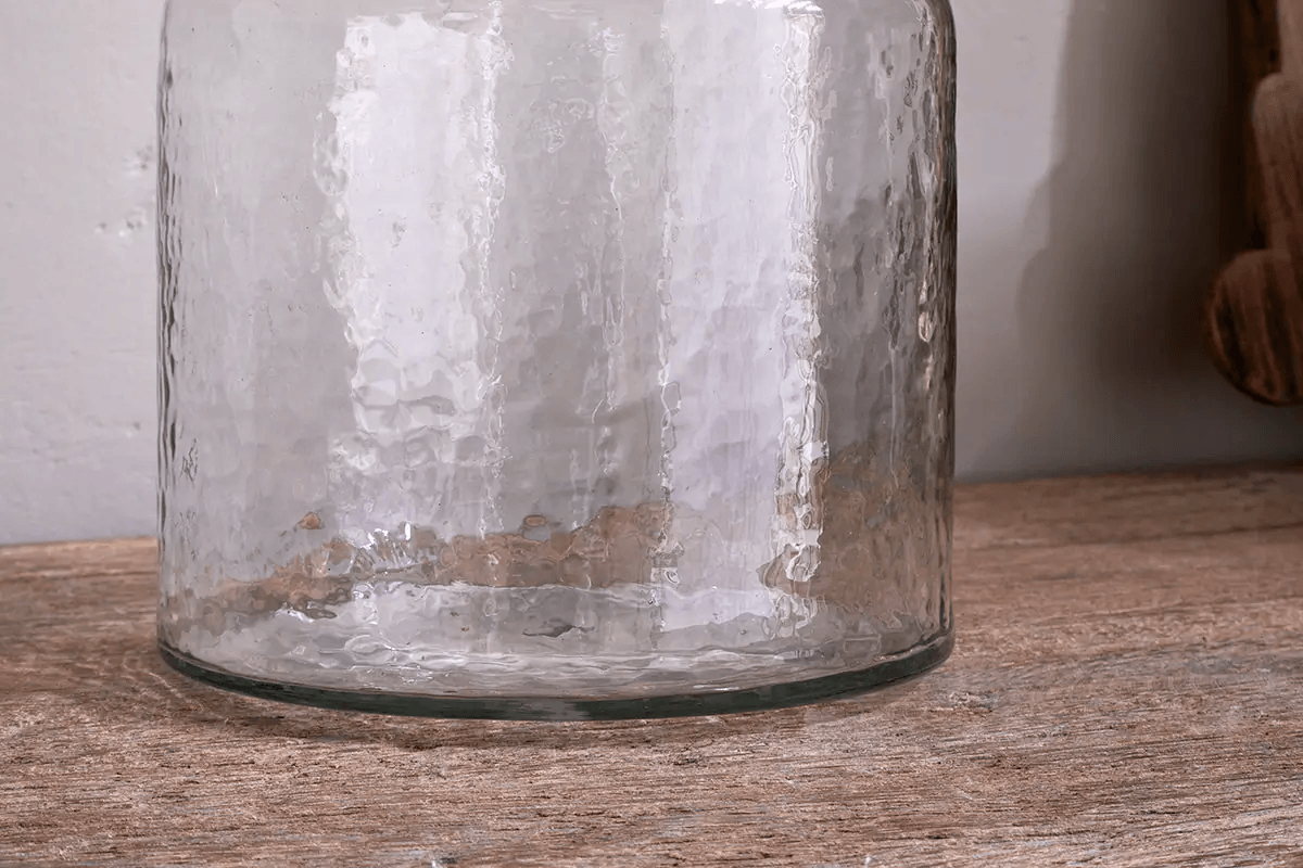 Nkuku - Akra Recycled Glass Vase - Clear