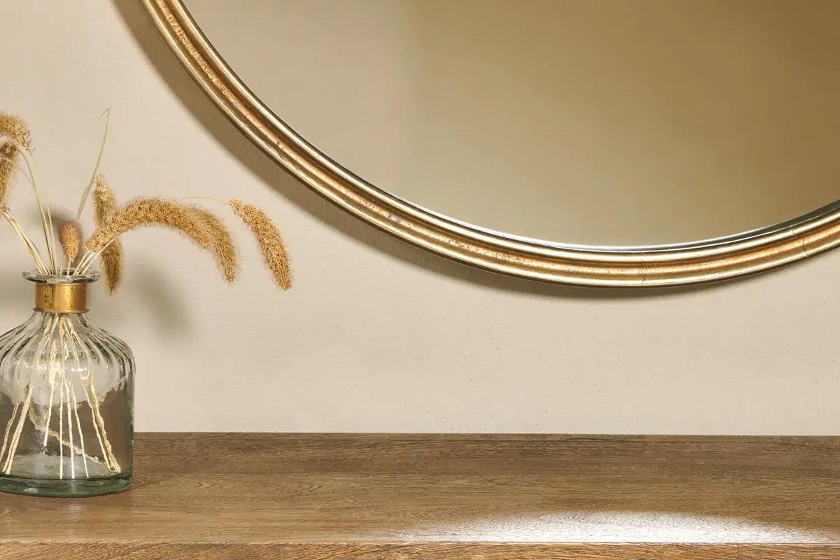 Nkuku - Almora Round Mirror - Large