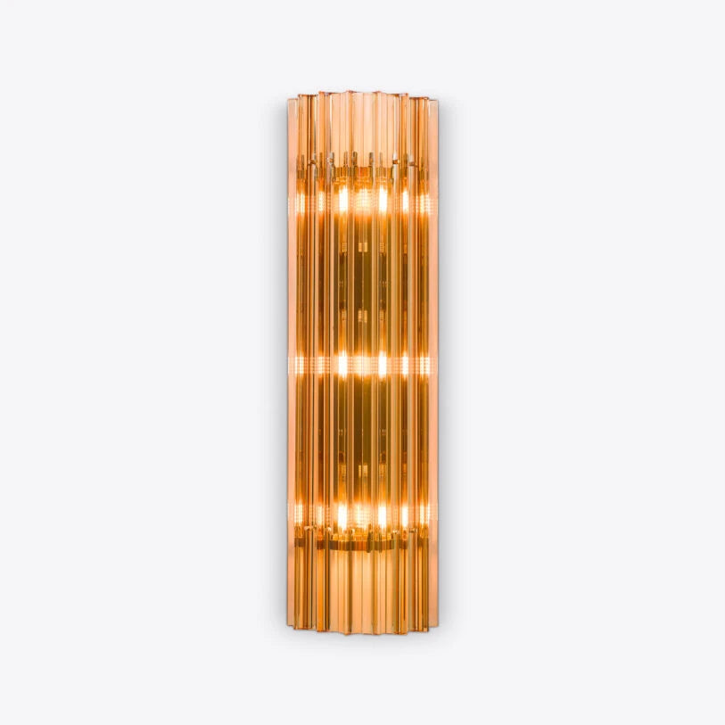 Pure White Lines Amber Amaro IP44 Wall Light - available in two sizes