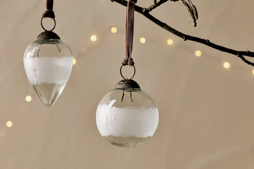 Nkuku - Anara Etched Bauble - (Set of 4)