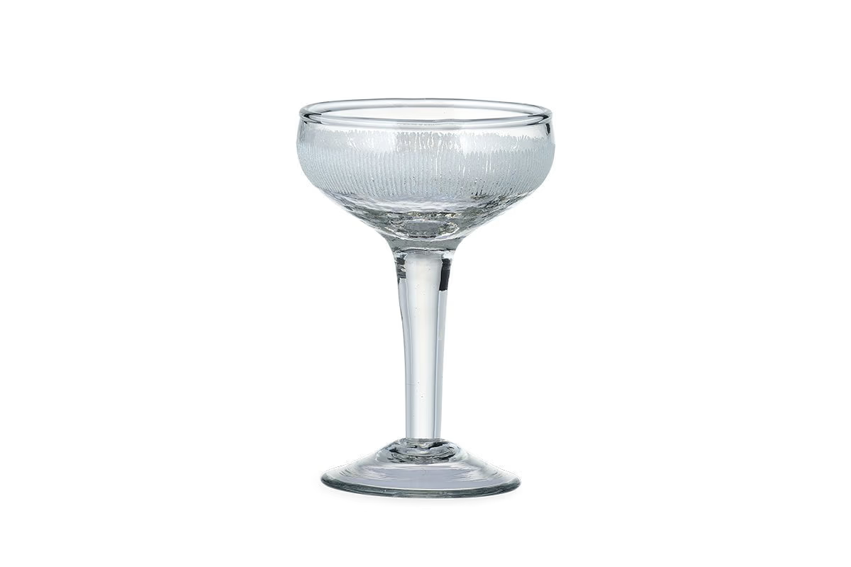 Nkuku - Anara Etched Champagne Glass - Clear (Set of 4)