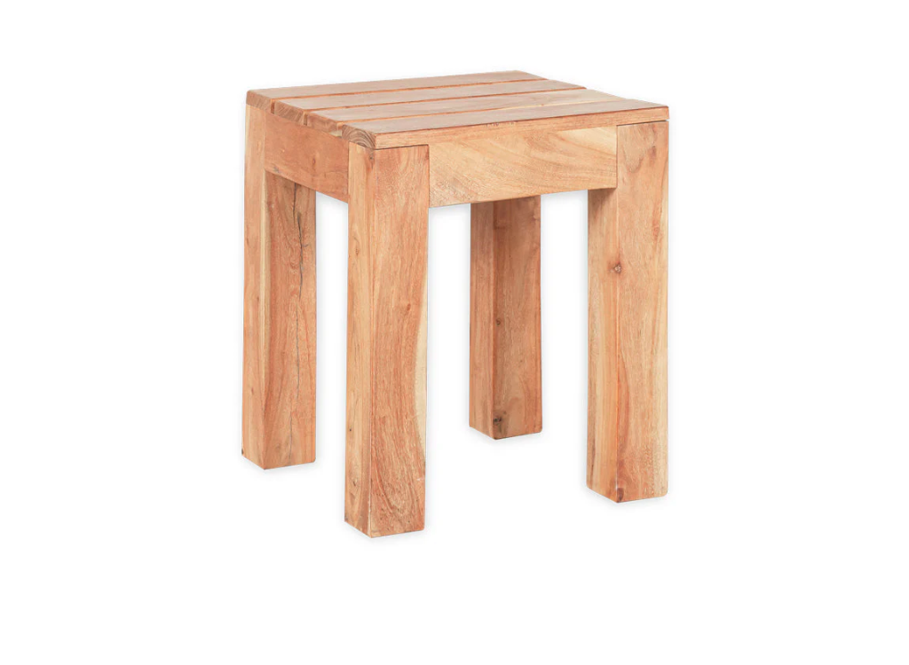 Nkuku Anbarasi Acacia Side Table - Natural