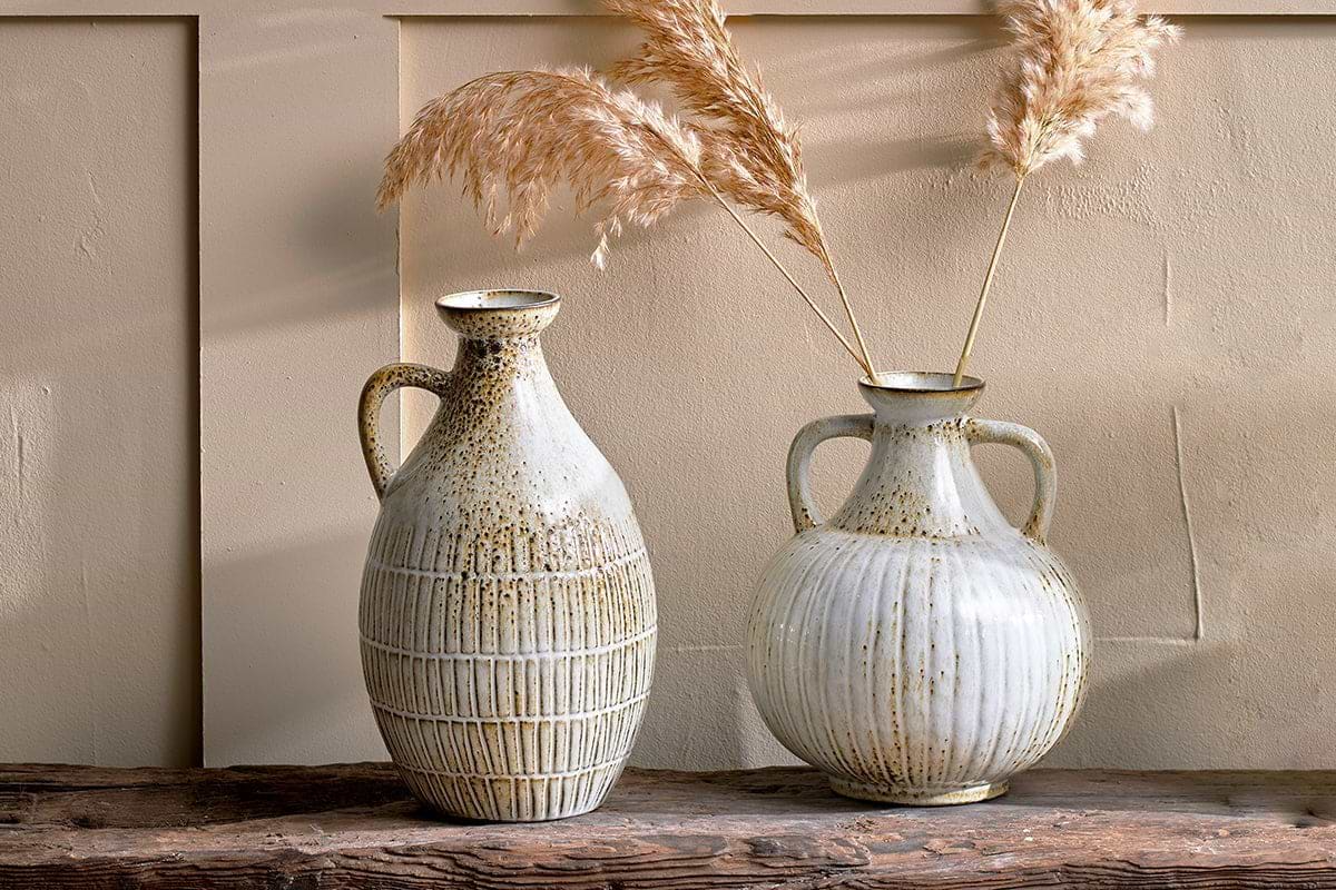 Nkuku - Anjuna Reactive Glaze Decorative Jug - Large