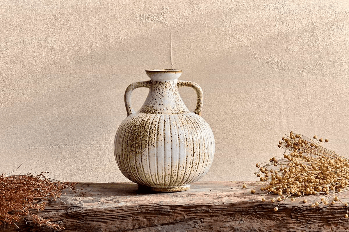 Nkuku - Anjuna Reactive Glaze Decorative Jug - Small
