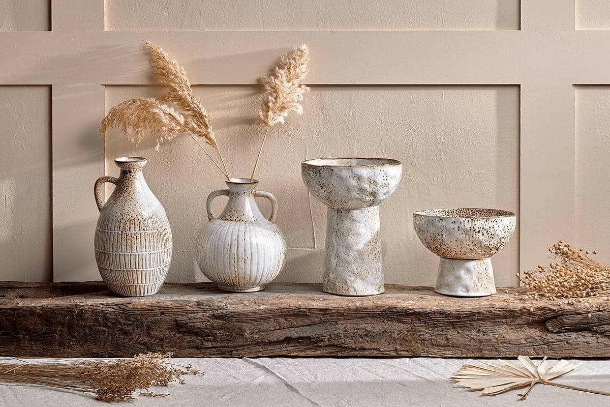 Nkuku - Anjuna Reactive Glaze Decorative Jug - Small