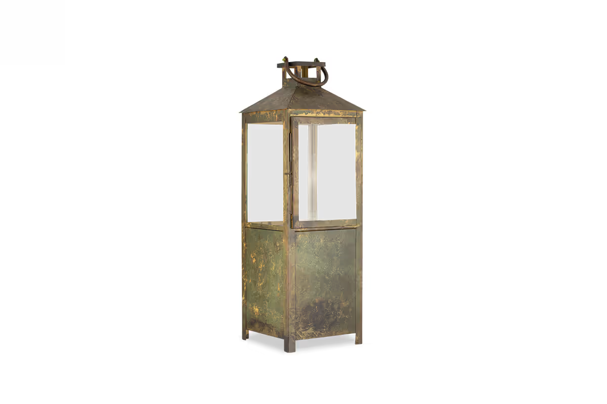 Nkuku - Asharu Lantern - Antique Patina - Small