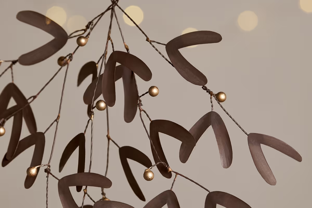 Nkuku - Avni Mistletoe - Antique Brass