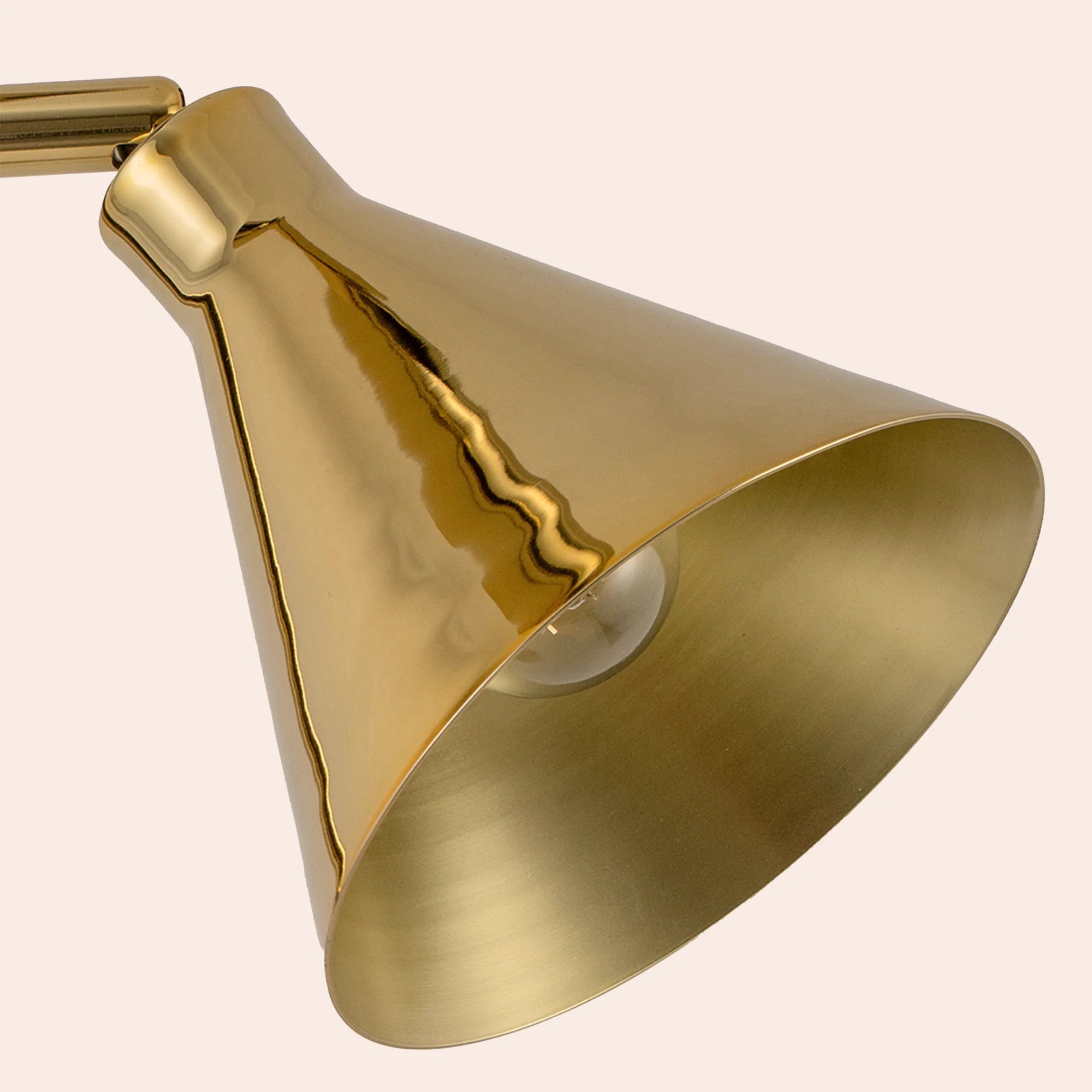 Houseof Brass Cone Floor Lamp.