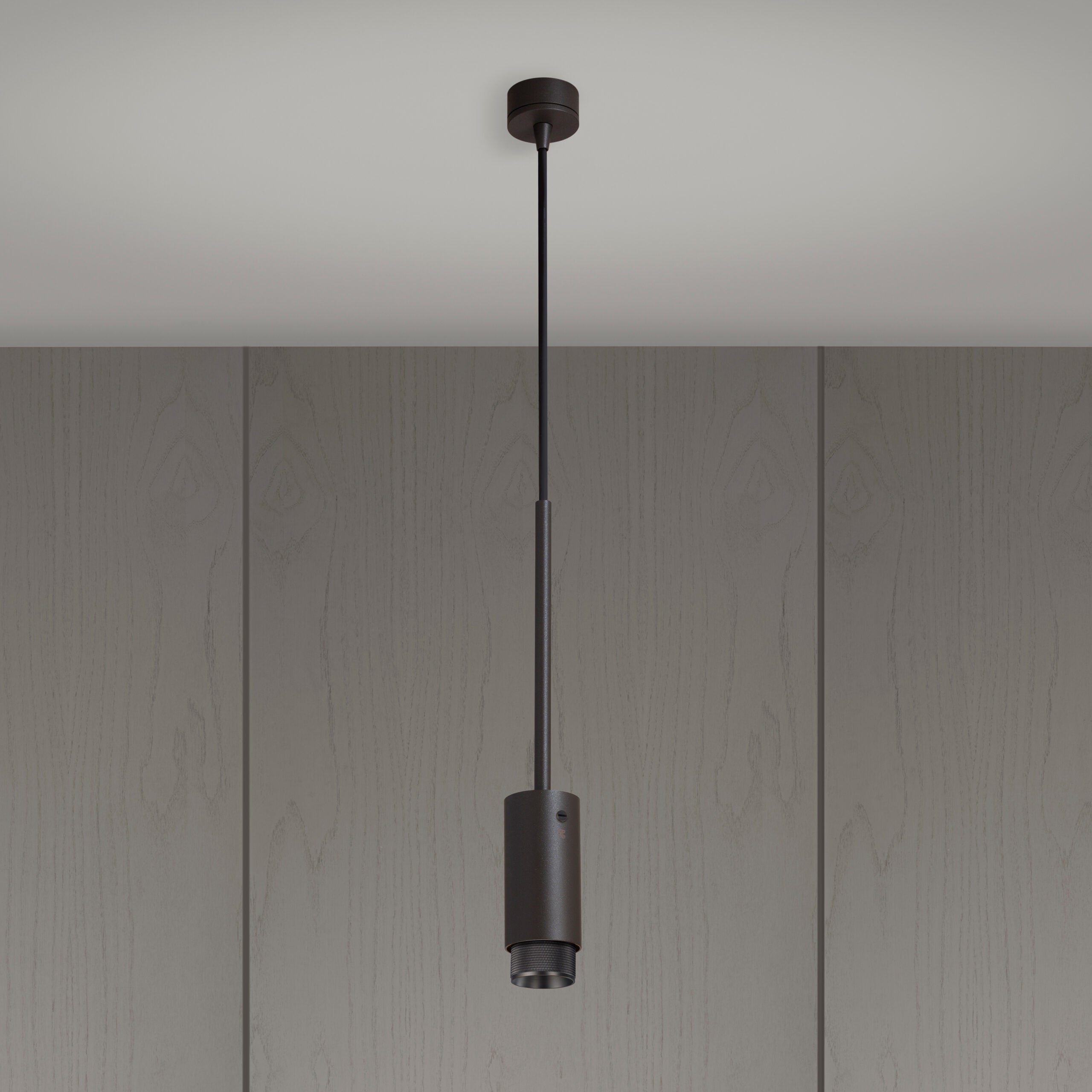 Buster & Punch Exhaust Pendant - Cross - Graphite - Smoked Bronze