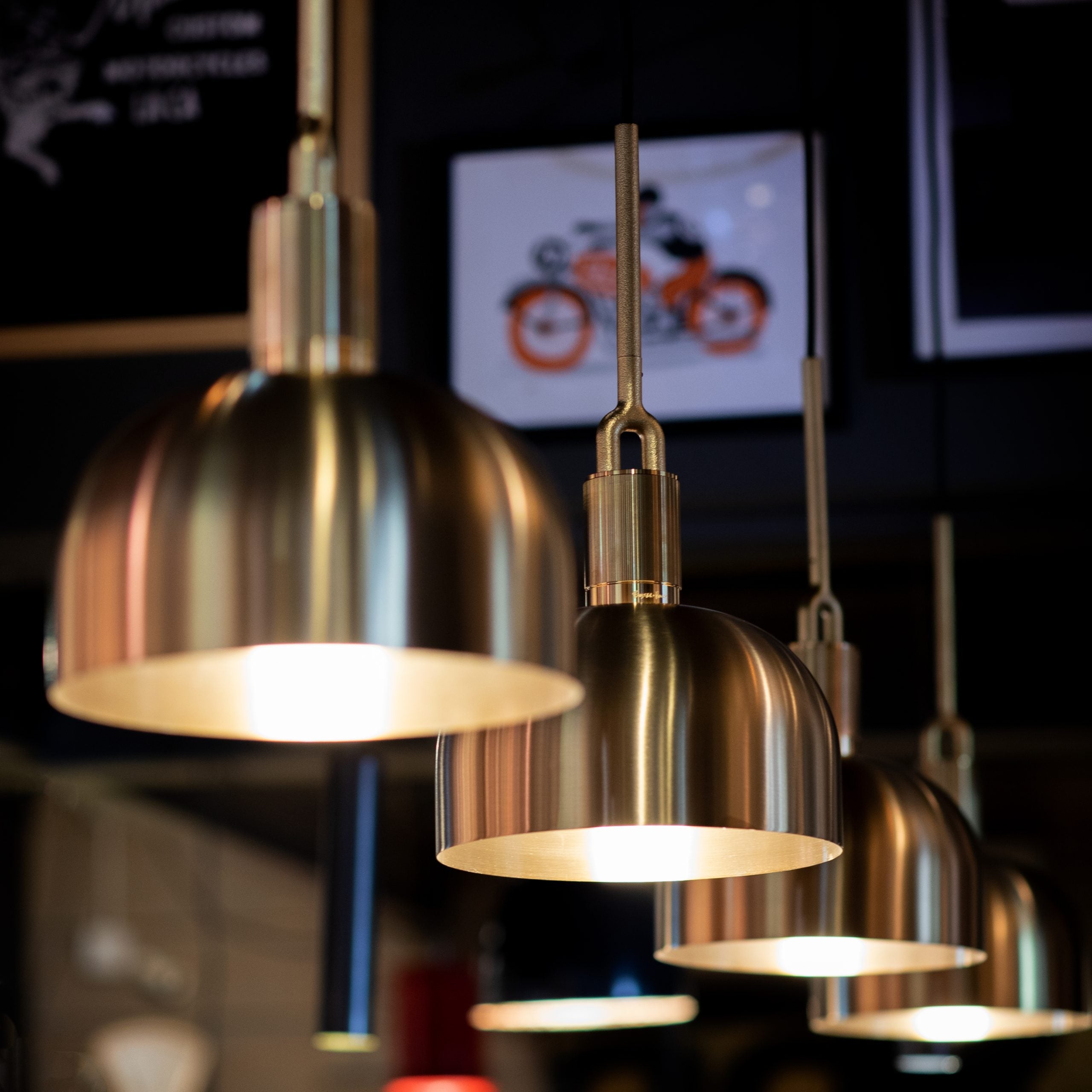 Buster & Punch Forked Pendant - Shade - Medium - Steel