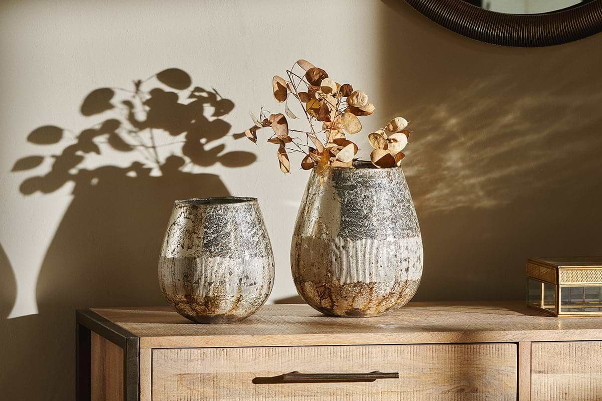 Nkuku - Babia Recycled Glass Vase - Large