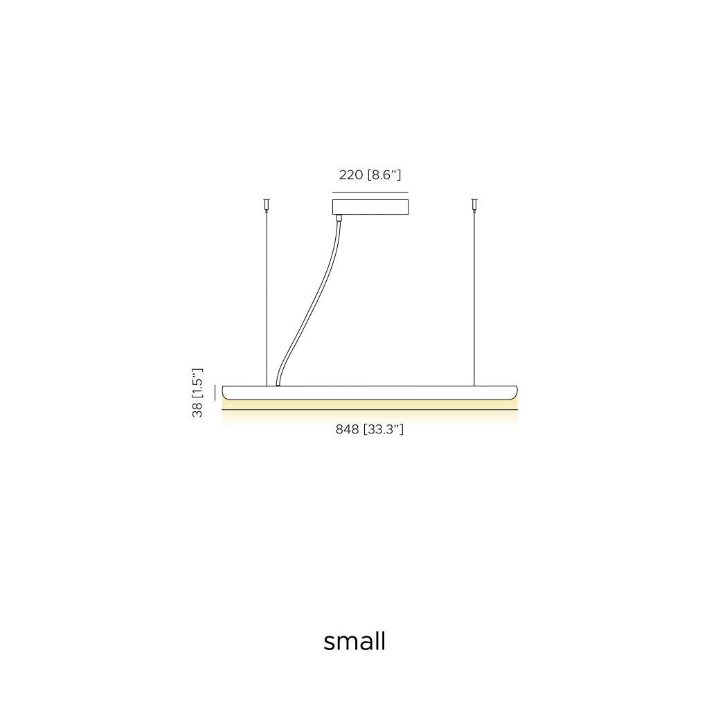Contardi Lighting Bogotà Suspension Lamp - White Cotton 800 Diffuser - Small