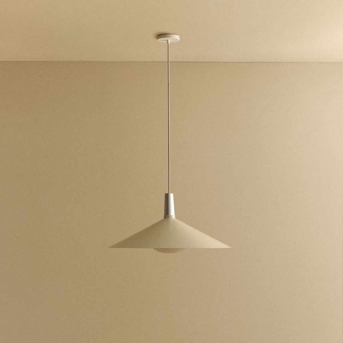 Tala Bower Pendant Light Large in Oyster White + Oval II